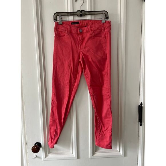 Kut from the Kloth coral Merrilynn ankle skinny pants 2 - Picture 1 of 5